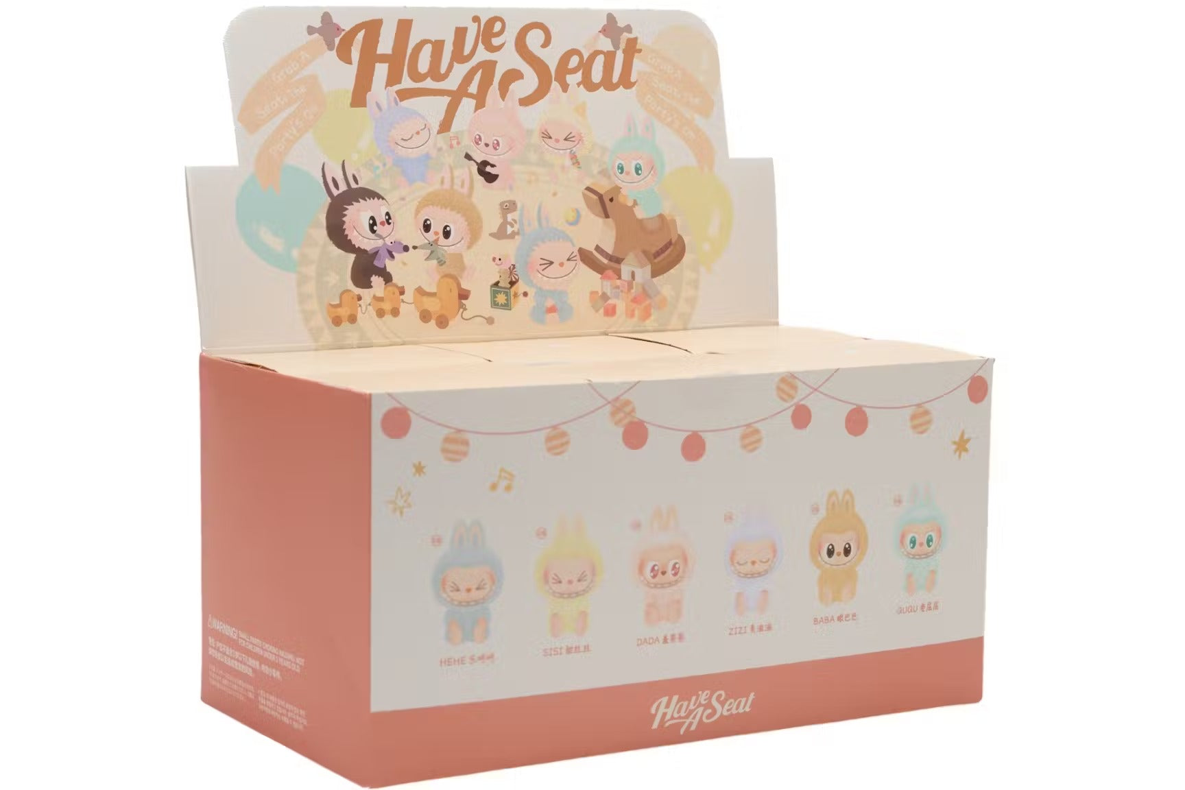 Pop Mart Labubu The Monsters Have a Seat Vinyl Plush Mystery Box
