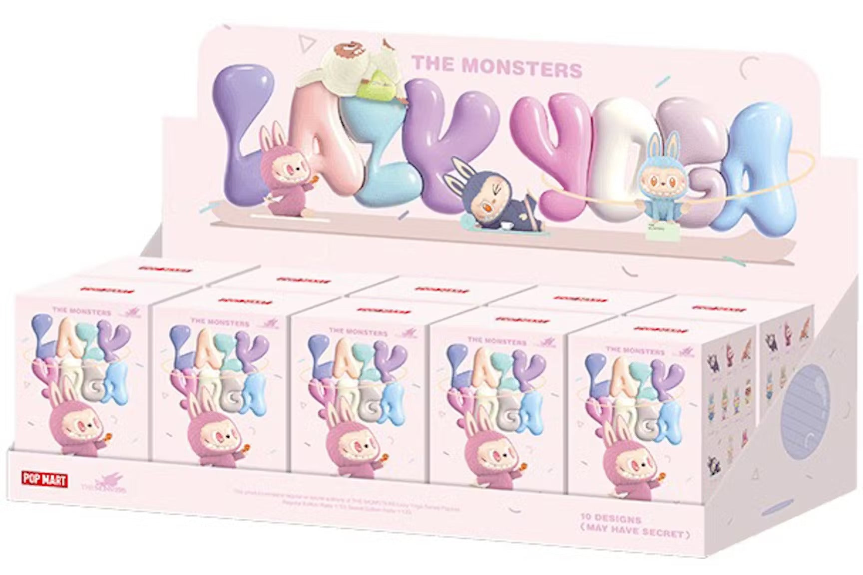 Pop Mart Labubu The Monsters Lazy Yoga Series Figures Mystery Box