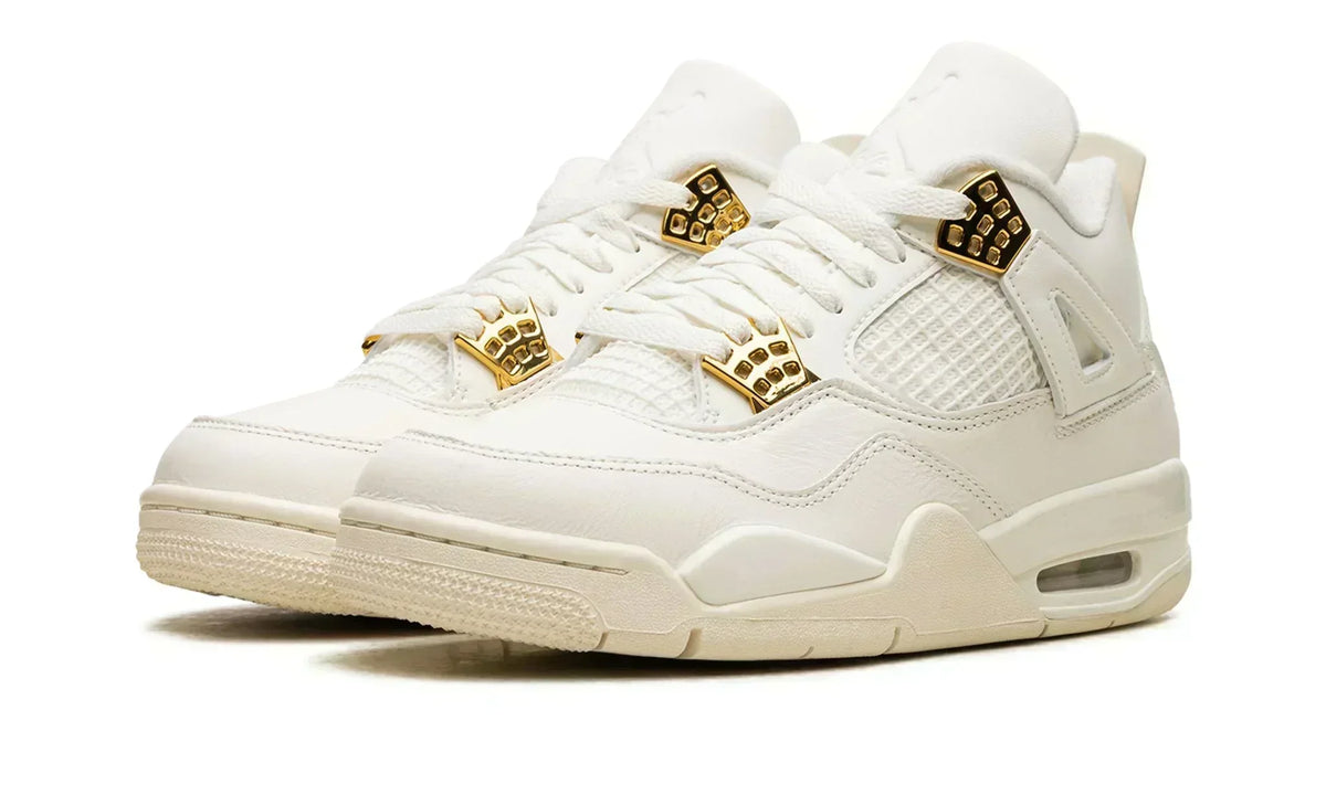 Air Jordan 4 WMNS “Metallic Gold" US 12W