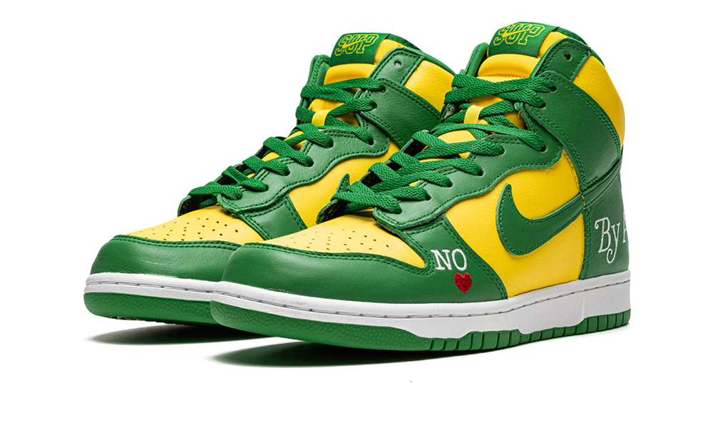 Nike SB Dunk High "Supreme - By Any Means - Brazil"
