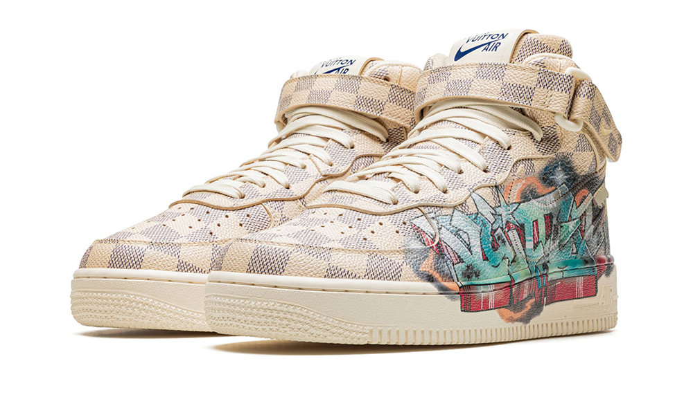 Nike Louis Vuitton Air Force 1 Mid "Virgil Abloh - Graffiti"