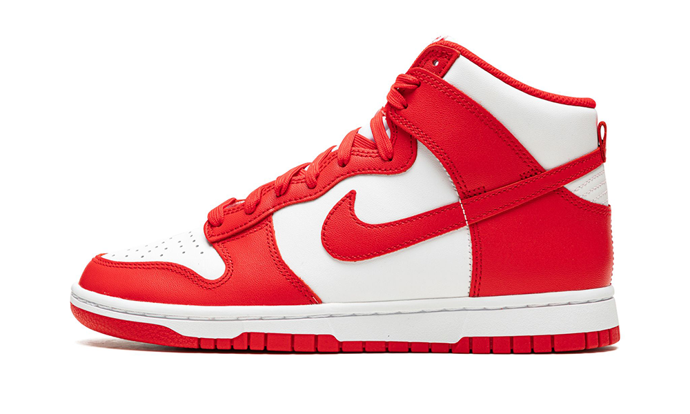 Nike Dunk High "White / University Red"