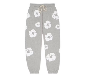 Denim Tears Cotton Wreath Sweatpants "Grey"