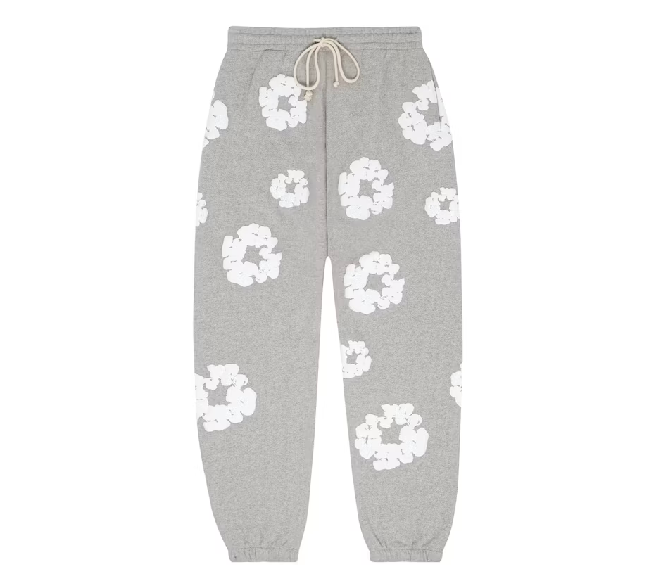 Denim Tears Cotton Wreath Sweatpants "Grey"