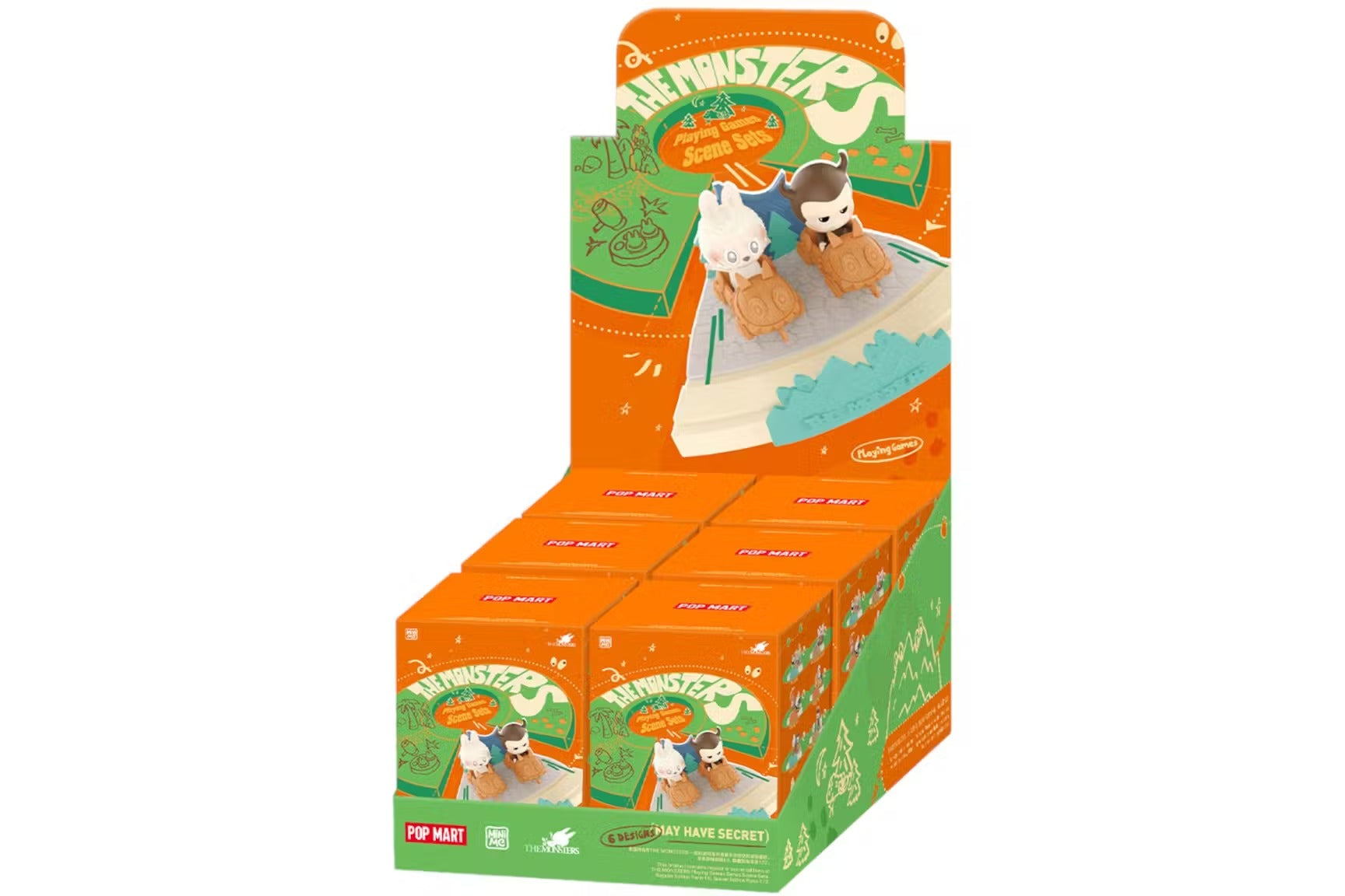 Pop Mart The Monsters Playing Games Series Scene Set Sealed Case (6 Blind Box)