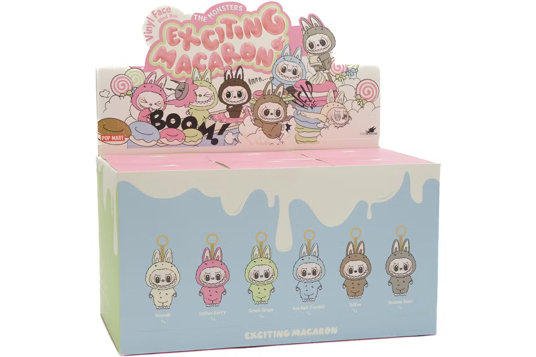 Pop Mart Labubu The Monsters Tasty Macarons Vinyl Face Mystery Box