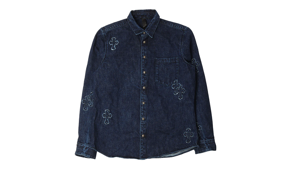 Chrome Hearts "Denim Cross Shirt"