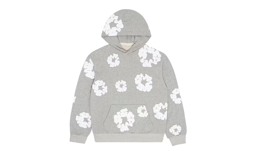 Denim Tears Cotton Wreath Hoodie "Grey"