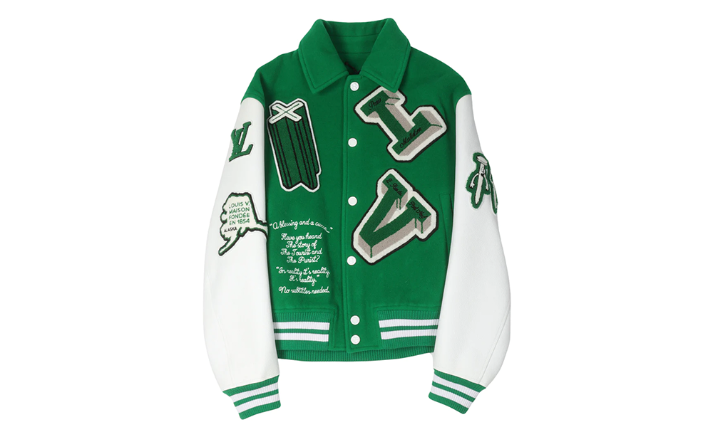 Louis Vuitton Multi-Patch "Leather Varsity Blouson"