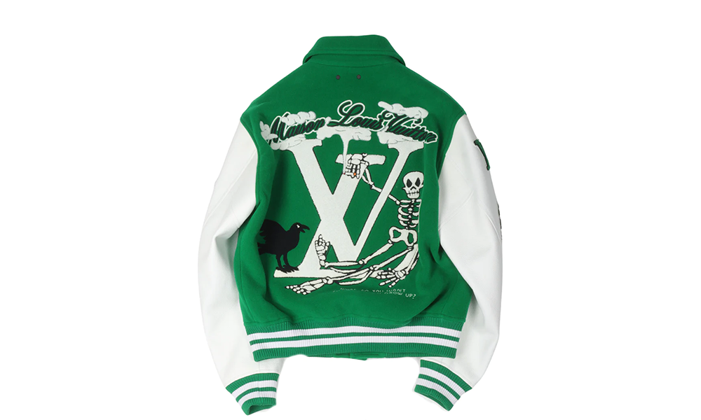 Louis Vuitton Multi-Patch "Leather Varsity Blouson"