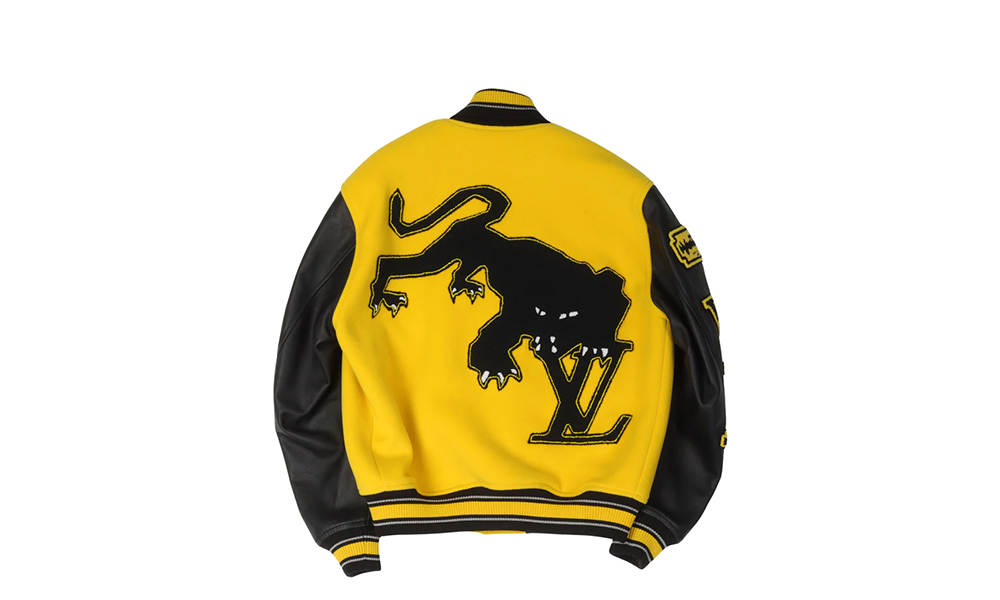 Louis Vuitton Multi-Patch "Leather Varsity Blouson"