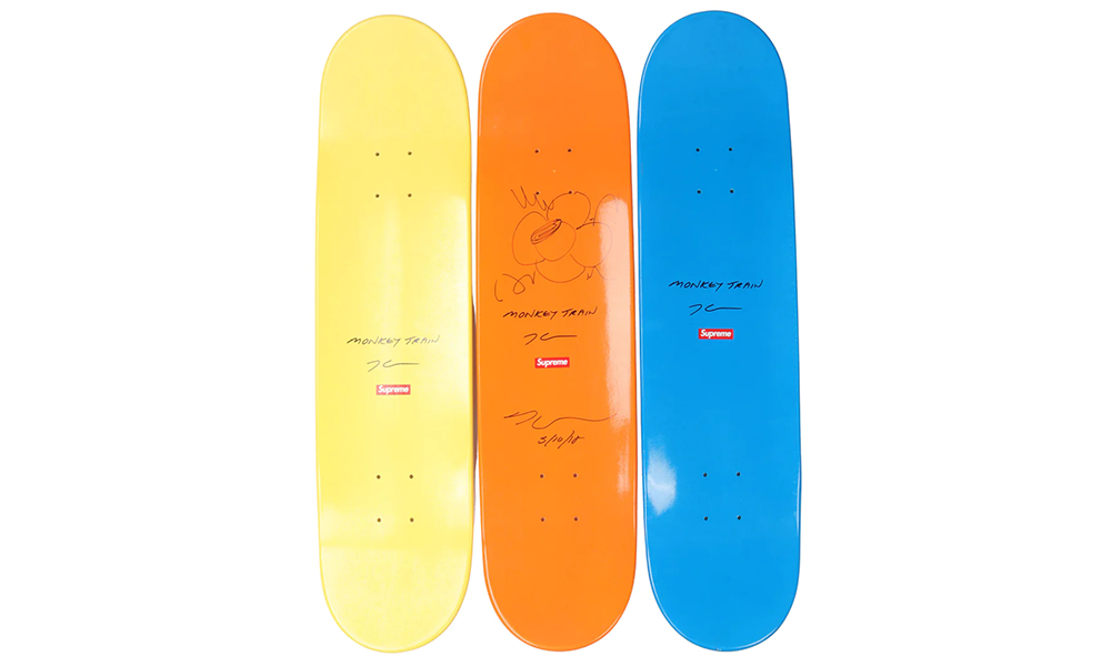 Supreme Jeff Koons Signed Skate Deck "Set of 3"