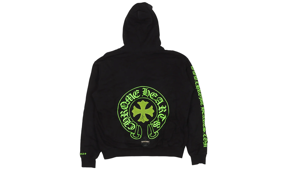 Chrome Hearts Hoodie "Friends and Family Autographed Green"