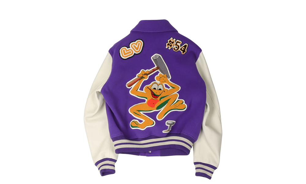 Louis Vuitton Multi-Patch "Leather Varsity Blouson"