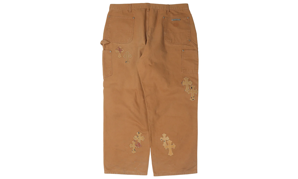 Chrome Hearts Matty Boy Pants "Sex Records Cross Patch"