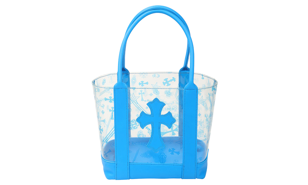Chrome Hearts Tote Bag "Mini Blue Cross"