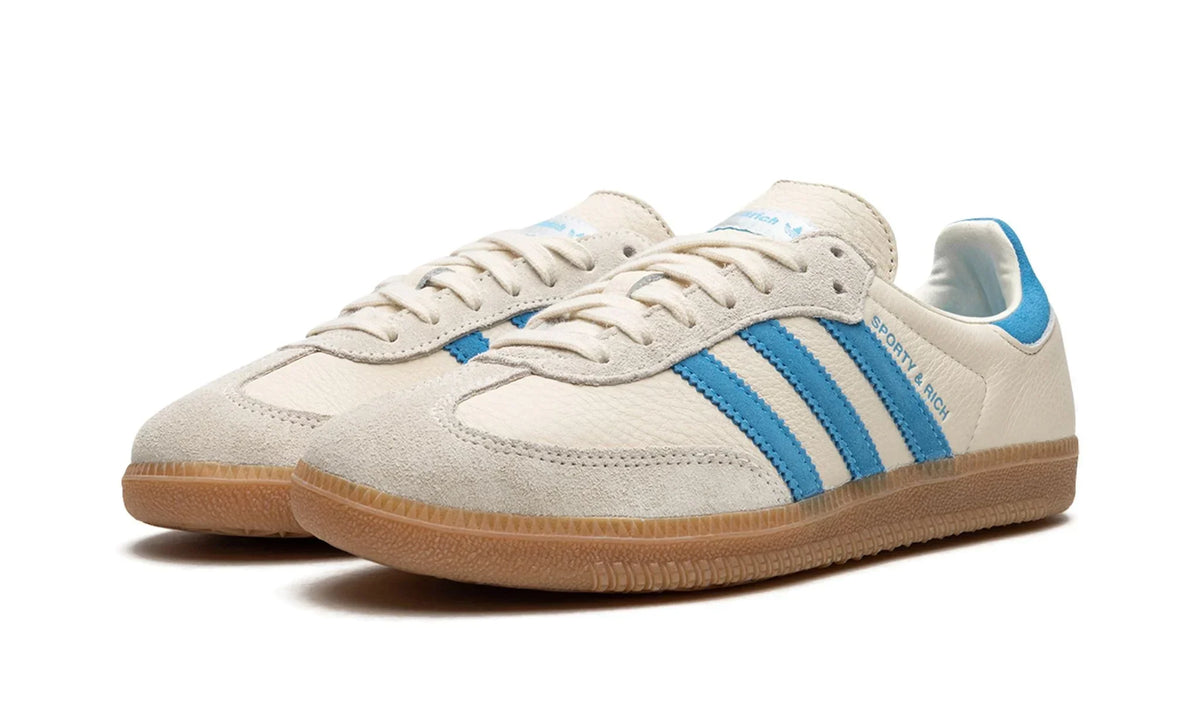 Adidas Samba "Sporty & Rich - Cream Blue"