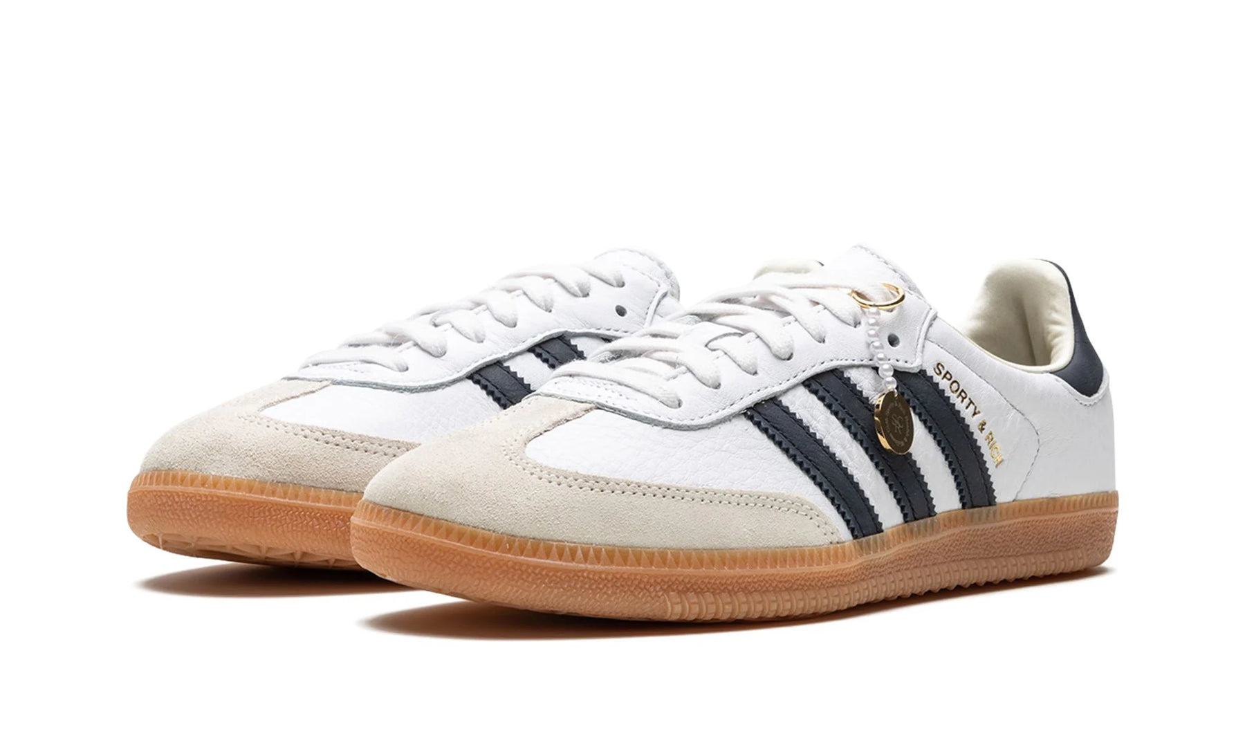 Adidas Samba "Sporty & Rich - White Black"