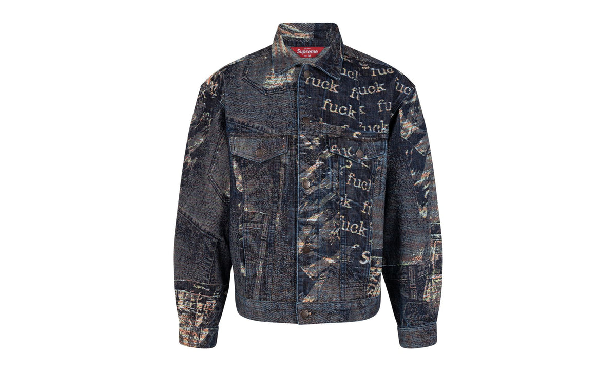 Supreme Archive Denim Trucker Jacket "Jacquard SS23"