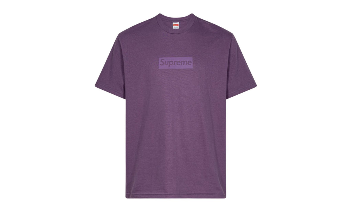 Supreme Box Logo Tee "Tonal Dusty Purple SS23"