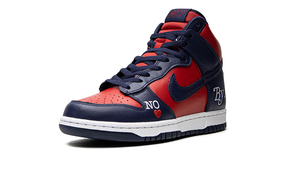 Nike SB Dunk High "Supreme - By Any Means - Navy/Red"