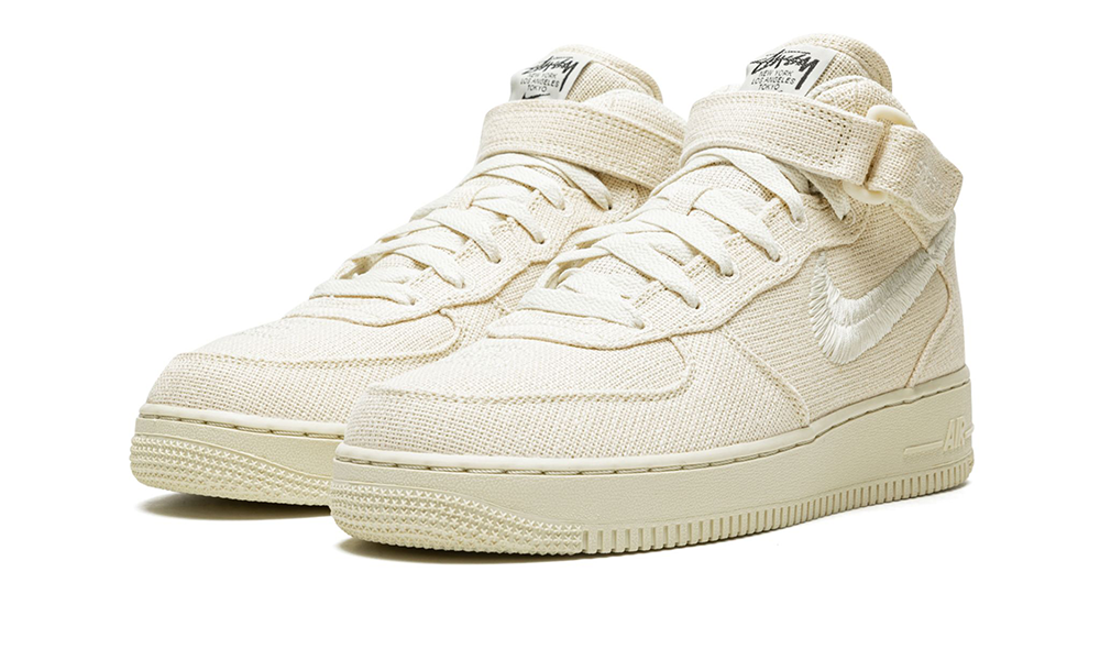 Nike AIR FORCE 1 MID "Stussy - Fossil"